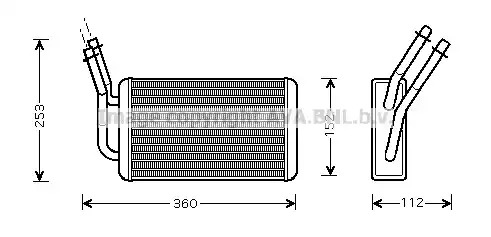 Теплообменник AVA QUALITY COOLING FD6316