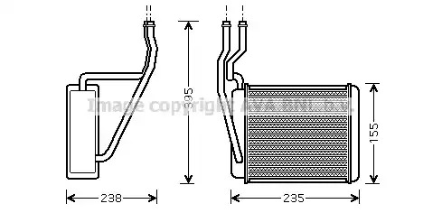 Теплообменник AVA QUALITY COOLING FD6329