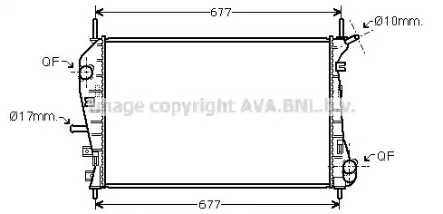 Теплообменник AVA QUALITY COOLING FDA2376