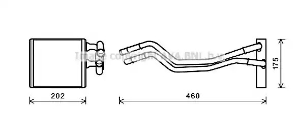 Теплообменник AVA QUALITY COOLING FDA6455