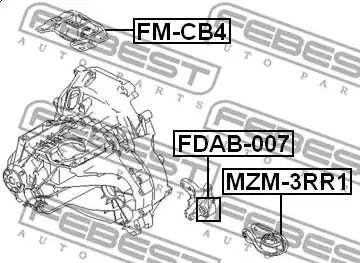 Подвеска FEBEST FDAB-007