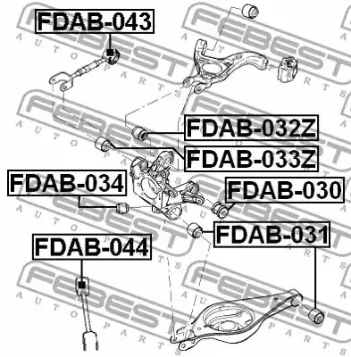 Подвеска FEBEST FDAB-043