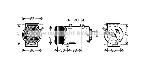 Компрессор AVA QUALITY COOLING FDAK416