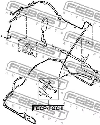 Уплотняющее кольцо FEBEST FDCP-FOCIII