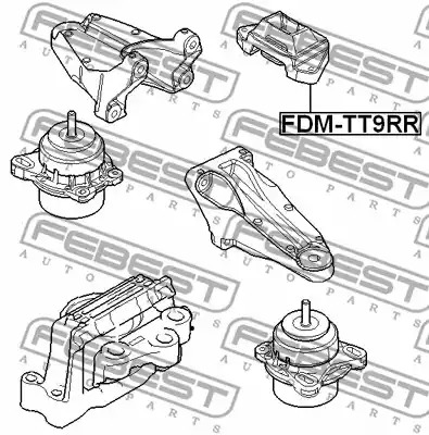 Подвеска FEBEST FDM-TT9RR