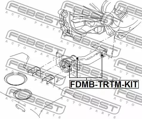 Подвеска FEBEST FDMB-TRTM-KIT