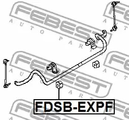 Подвеска FEBEST FDSB-EXPF