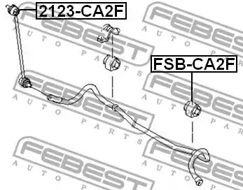 Подвеска FEBEST FSB-CA2F