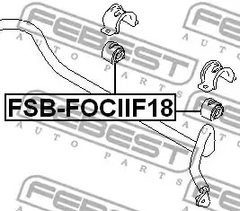 Подвеска FEBEST FSB-FOCIIF18