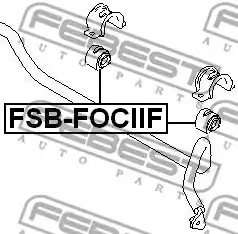 Подвеска FEBEST FSB-FOCIIF