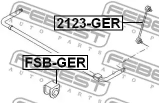 Подвеска FEBEST FSB-GER