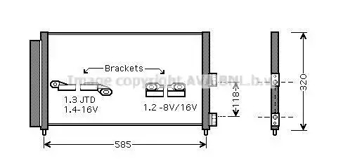 Конденсатор AVA QUALITY COOLING FT5289D