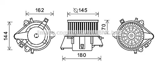 Электродвигатель AVA QUALITY COOLING FT8437