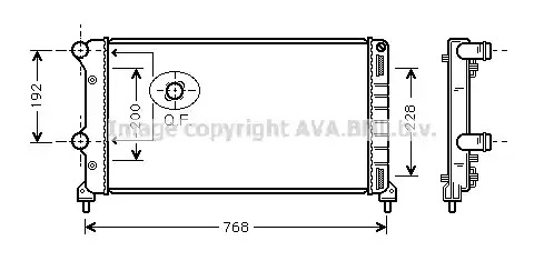 Теплообменник AVA QUALITY COOLING FTA2250