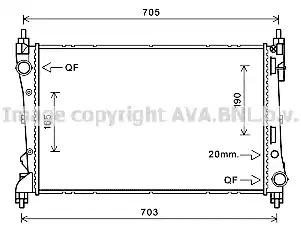 Теплообменник AVA QUALITY COOLING FTA2449