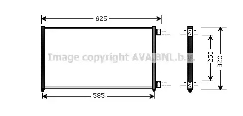 Конденсатор AVA QUALITY COOLING FTA5256