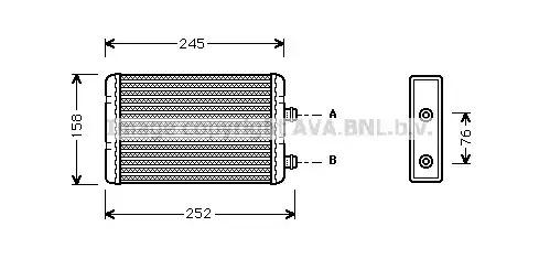 Теплообменник AVA QUALITY COOLING FTA6220