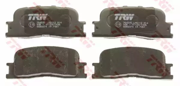 Комплект тормозных колодок TRW GDB3374 (23702)