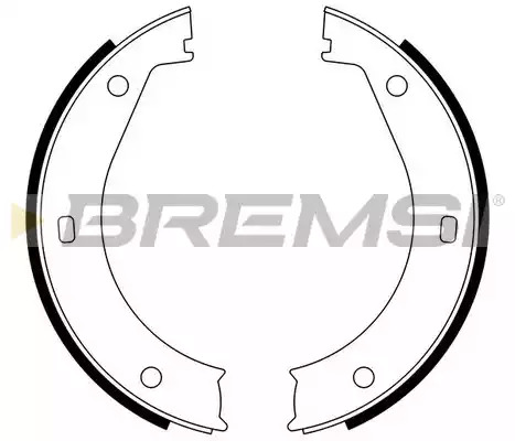 Комлект тормозных накладок BREMSI GF0076 (1318)