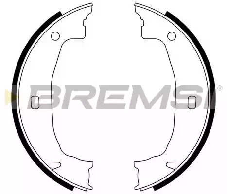 Комлект тормозных накладок BREMSI GF0079 (1460)