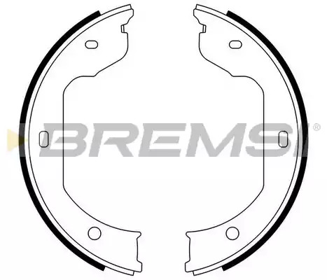 Комлект тормозных накладок BREMSI GF0081 (1495)