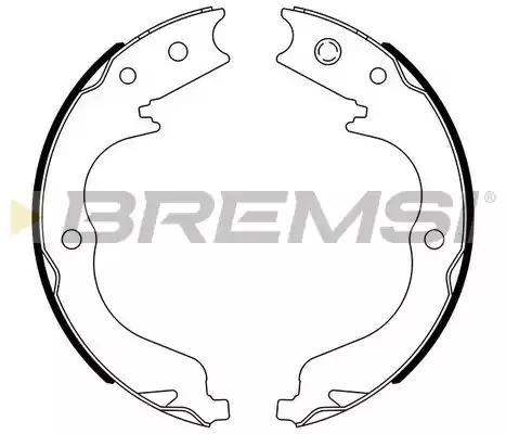 Комлект тормозных накладок BREMSI GF0109 (1515)