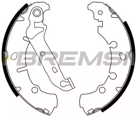 Комлект тормозных накладок BREMSI GF0243 (1449)