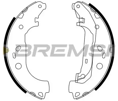 Комлект тормозных накладок BREMSI GF0245 (1509)