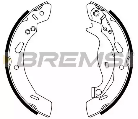 Комлект тормозных накладок BREMSI GF0249 (2249)