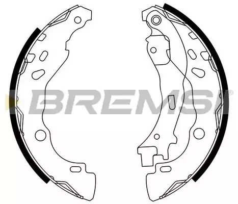Комлект тормозных накладок BREMSI GF0291 (1489)