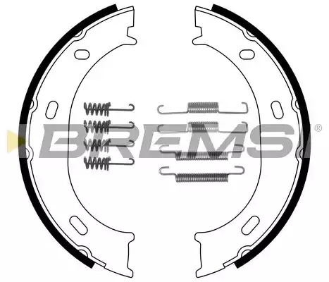 Комлект тормозных накладок BREMSI GF0306-1 (1465-1, GF0306-1)