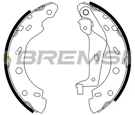 Комлект тормозных накладок BREMSI GF0308 (1474)