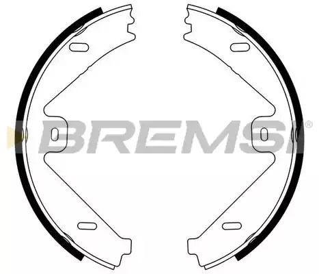 Комлект тормозных накладок BREMSI GF0319 (2319)