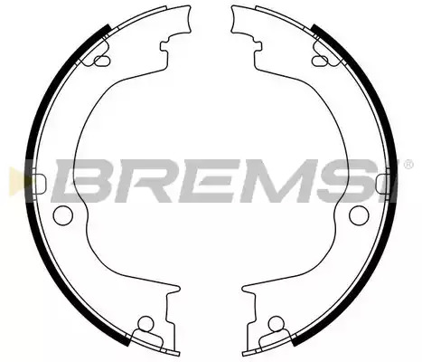 Комлект тормозных накладок BREMSI GF0360 (1523)