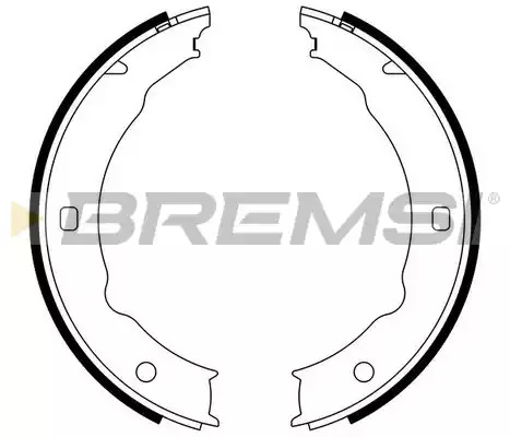 Комлект тормозных накладок BREMSI GF0387 (1476)
