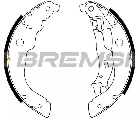 Комлект тормозных накладок BREMSI GF0389 (1513)