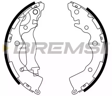 Комлект тормозных накладок BREMSI GF0749 (1559)