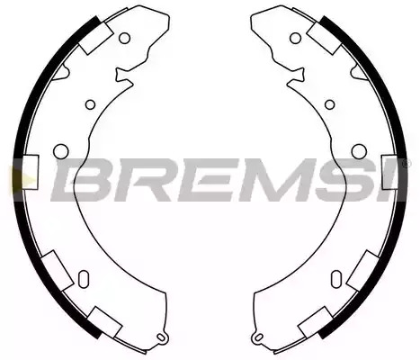 Комлект тормозных накладок BREMSI GF0833 (2833)