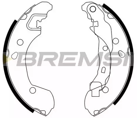 Комлект тормозных накладок BREMSI GF0862 (1491)