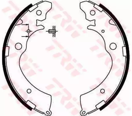 Комлект тормозных накладок TRW GS8559