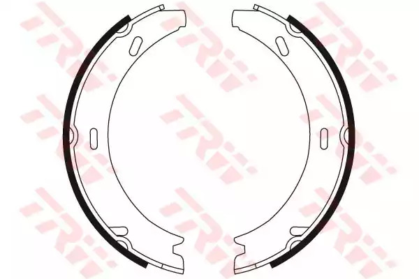 Комлект тормозных накладок TRW GS8595