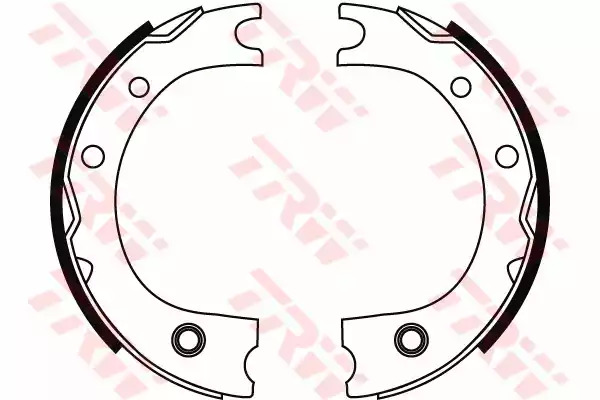 Комлект тормозных накладок TRW GS8716