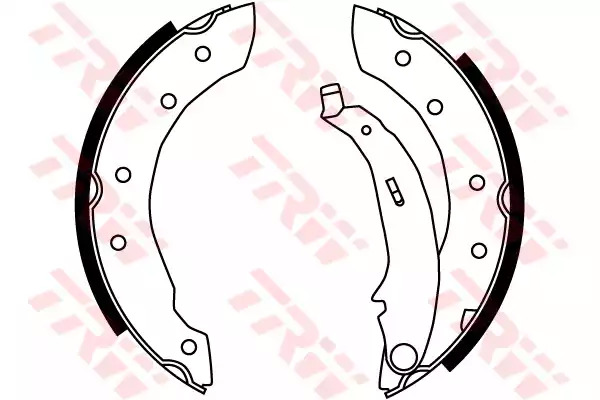 Комлект тормозных накладок TRW GS8729