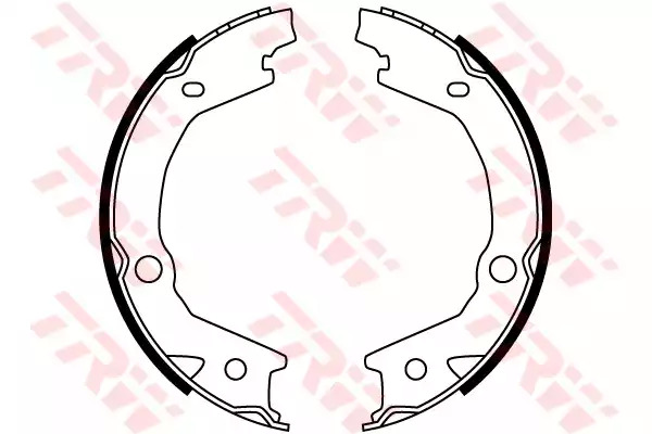 Комлект тормозных накладок TRW GS8747