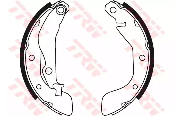 Комлект тормозных накладок TRW GS8760