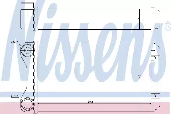 Теплообменник NISSENS 70226