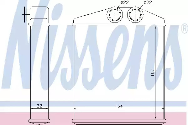 Теплообменник NISSENS 72661