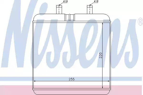 Теплообменник NISSENS 71810