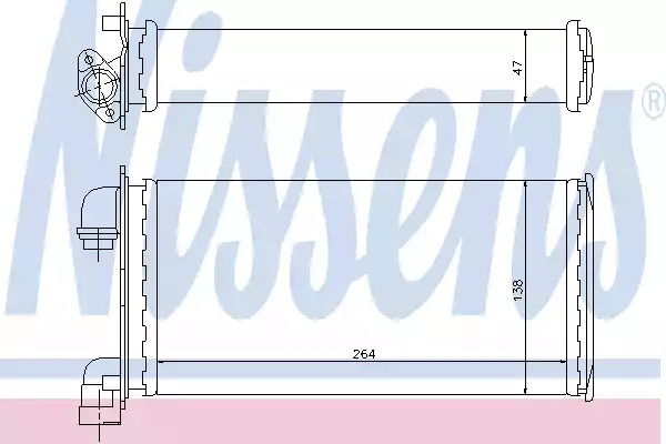 Теплообменник NISSENS 70501