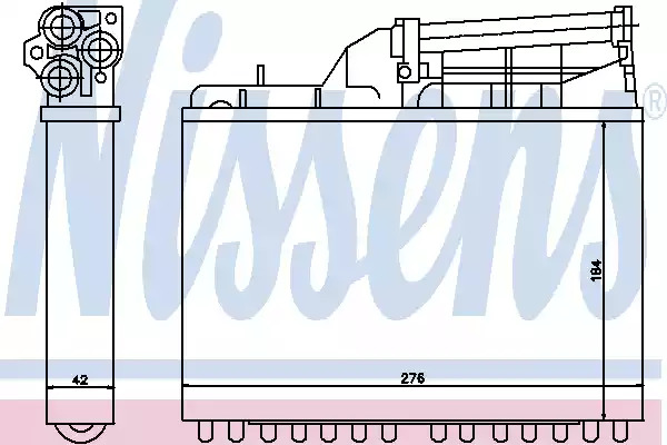 Теплообменник NISSENS 70502